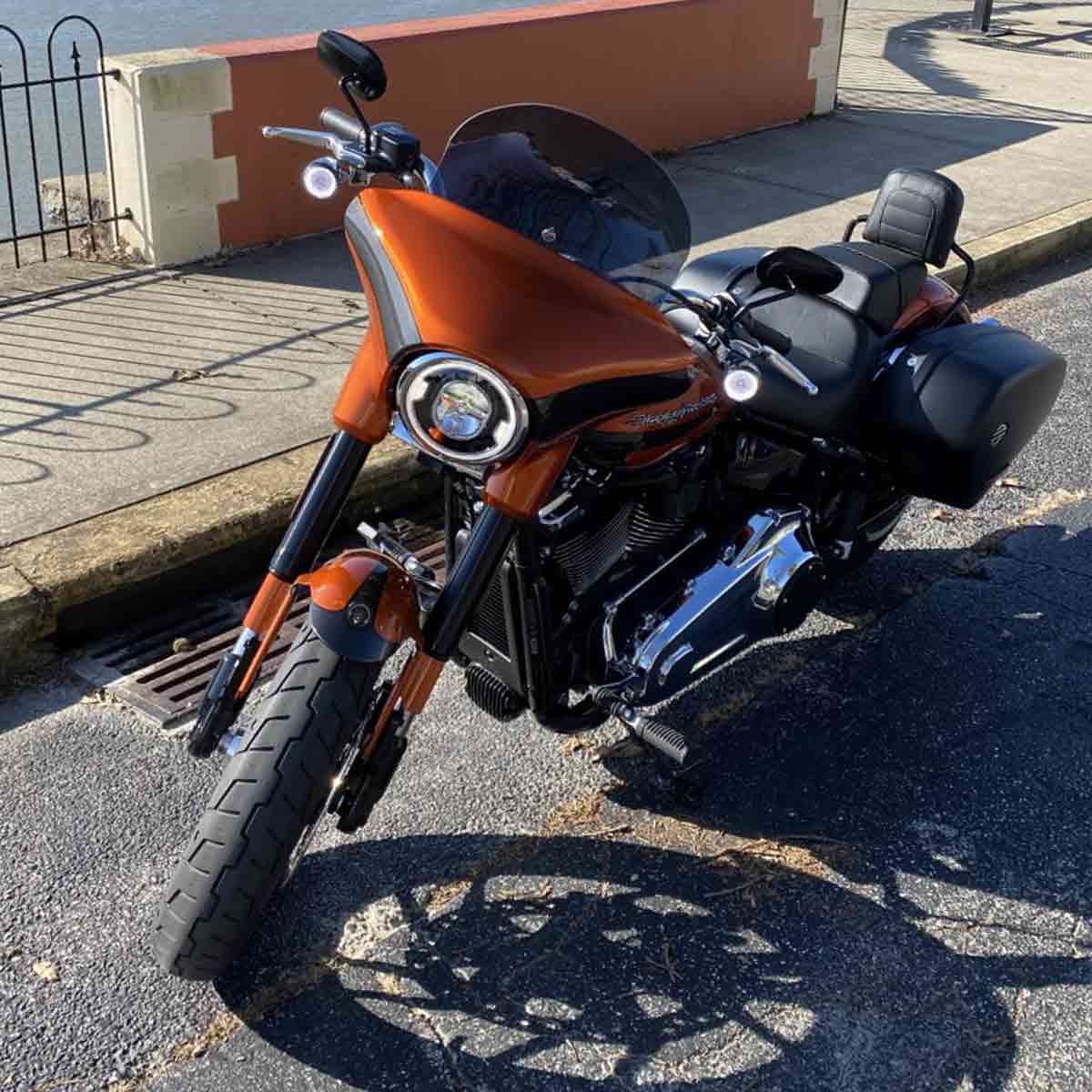 Klock Werks Flare Windshield for HD Sport Glide '18-'23