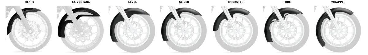 Klock Werks Tire Hugger Front Fender Fit Kit for HD '14-'23 Touring Models