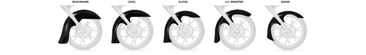 Klock Werks Big Wheel Front Fender for HD '83-'13 Touring Models