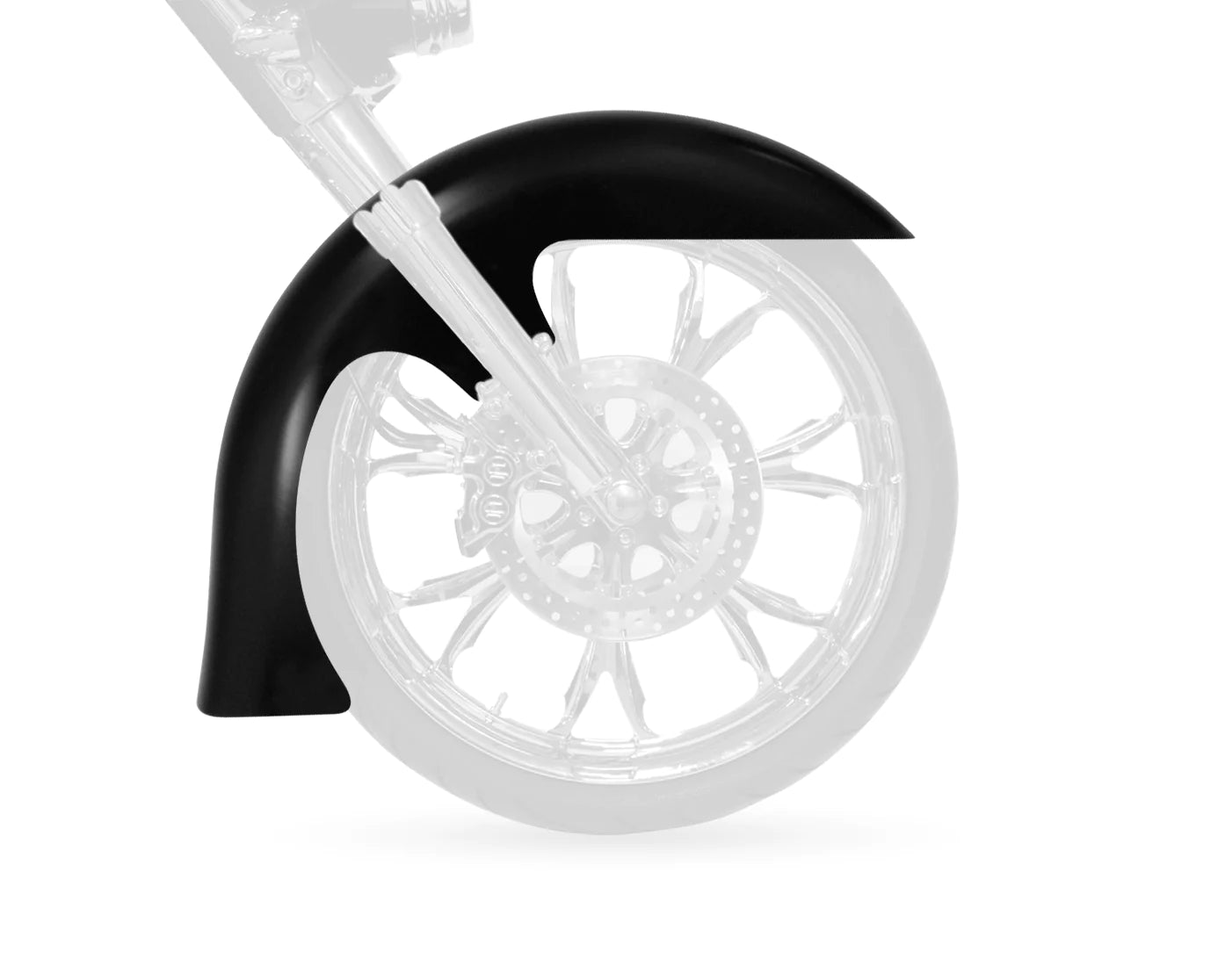 Klock Werks Big Wheel Front Fender for HD '83-'13 Touring Models