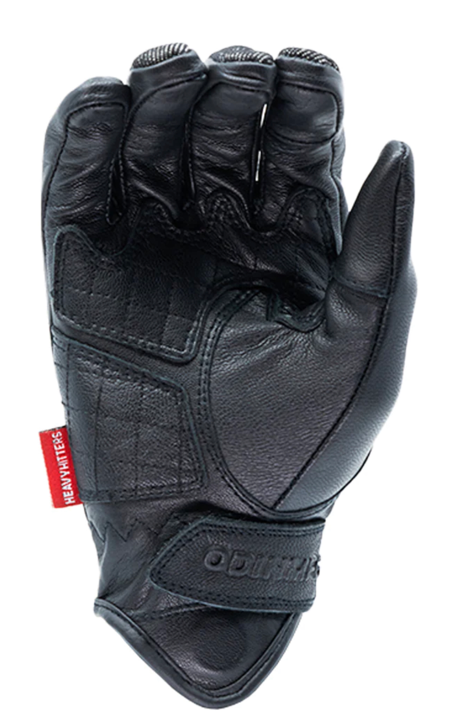 Odin MFG Black Denim Heavy Hitter Motorcycle Gloves
