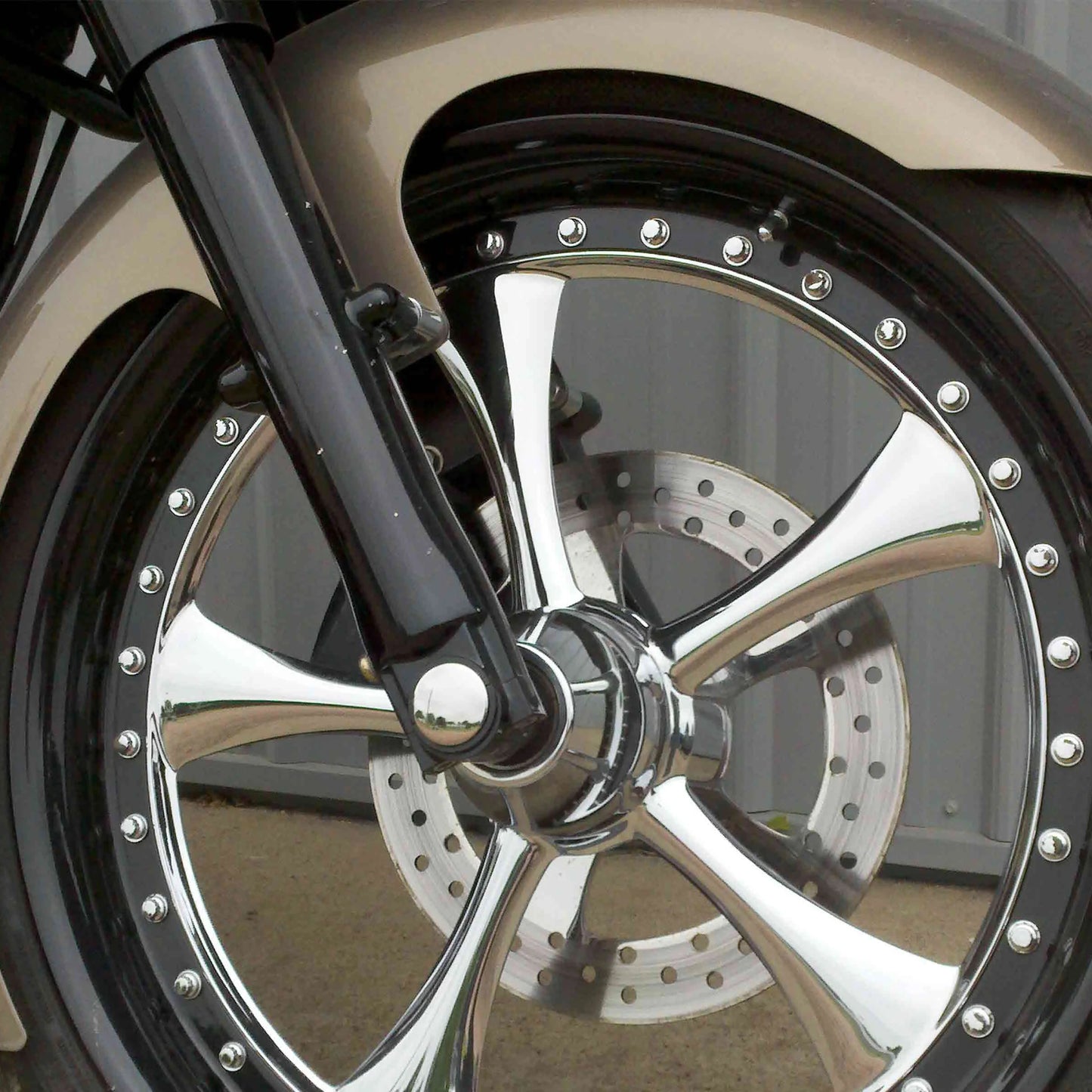 Klock Werks Fork-N-Finish Piece - Lower Fork Leg Cap for HD '00-'13 Touring Models