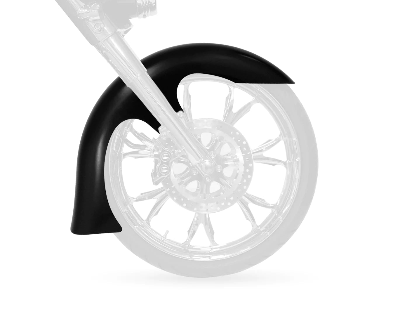 Klock Werks Big Wheel Front Fender for HD '83-'13 Touring Models