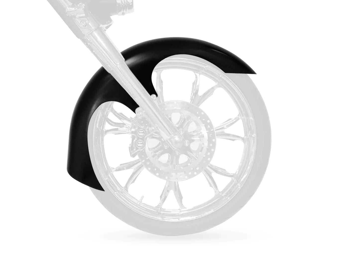 Klock Werks Big Wheel Front Fender for HD '83-'13 Touring Models