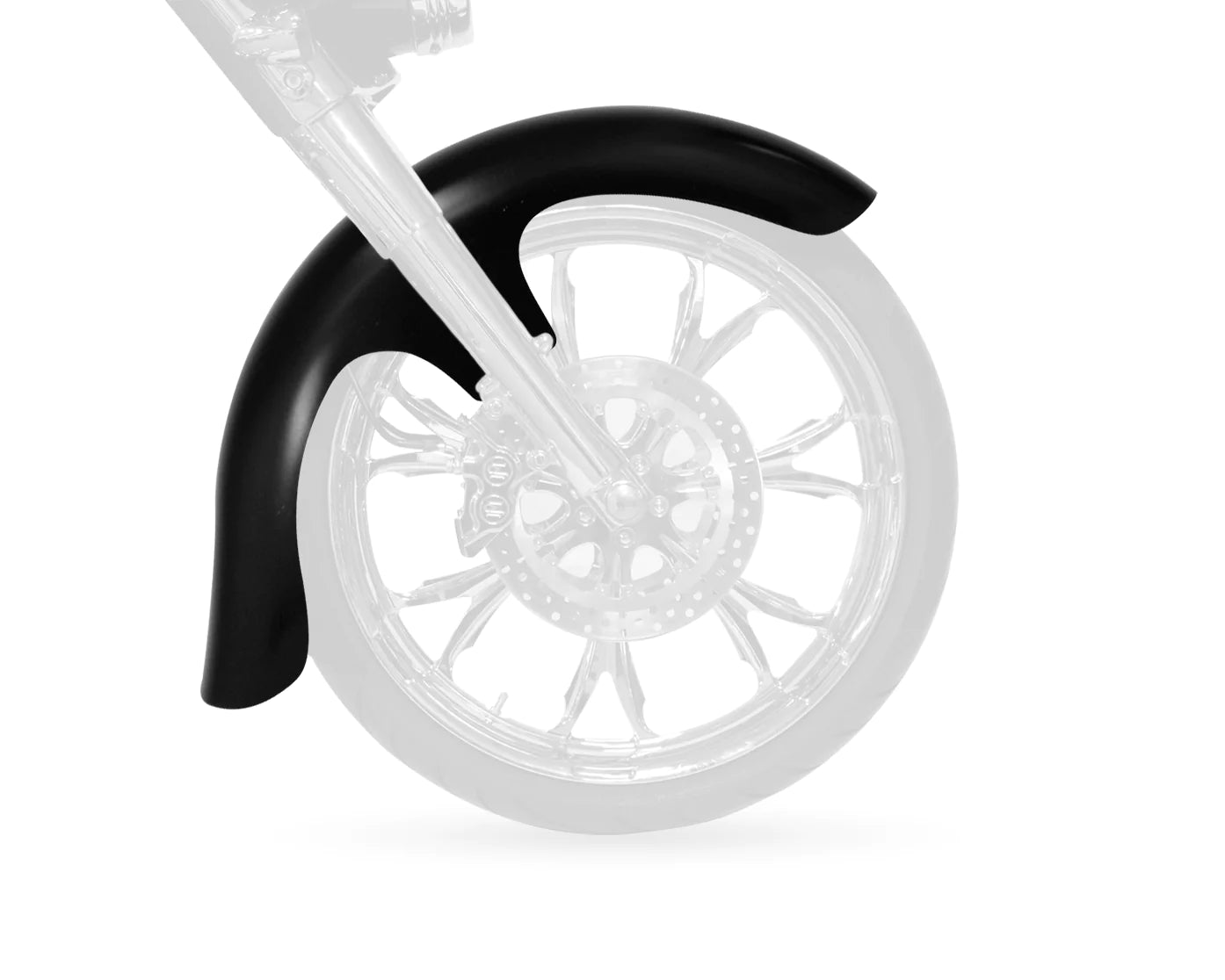 Klock Werks Big Wheel Front Fender for HD '83-'13 Touring Models