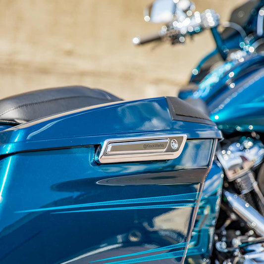 Klock Werks Saddlebag Hinge Inserts for HD FLH '14-'23 & FLTR '15-'23
