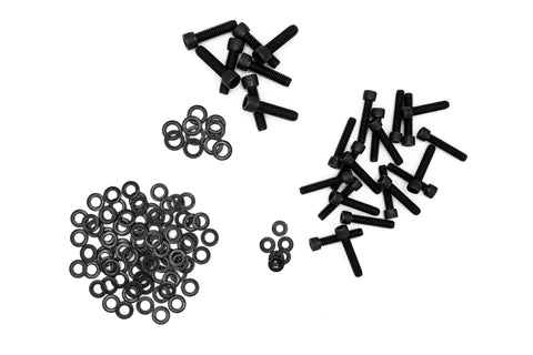 Santoro FabWorx - Black Stainless Engine Bolt Kit - BOLTS ONLY