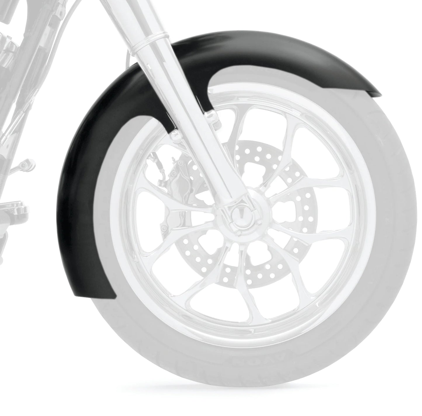 Klock Werks Tire Hugger Front Fender for HD '83-'13 Touring Models