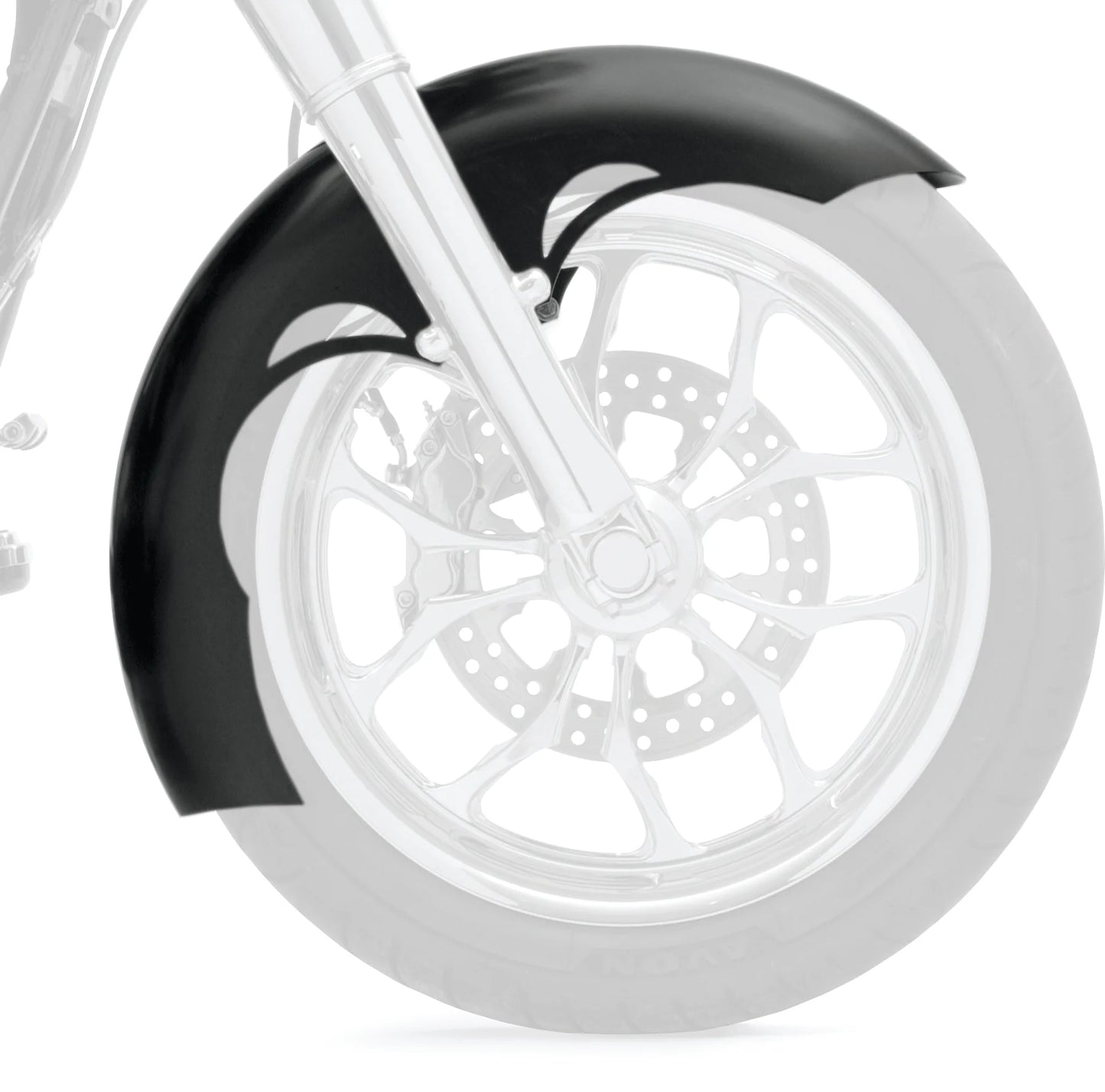 Klock Werks Tire Hugger Front Fender for HD '83-'13 Touring Models