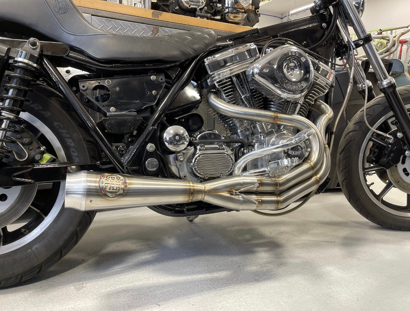 SPB FAB Dyna Wrap Around Exhaust