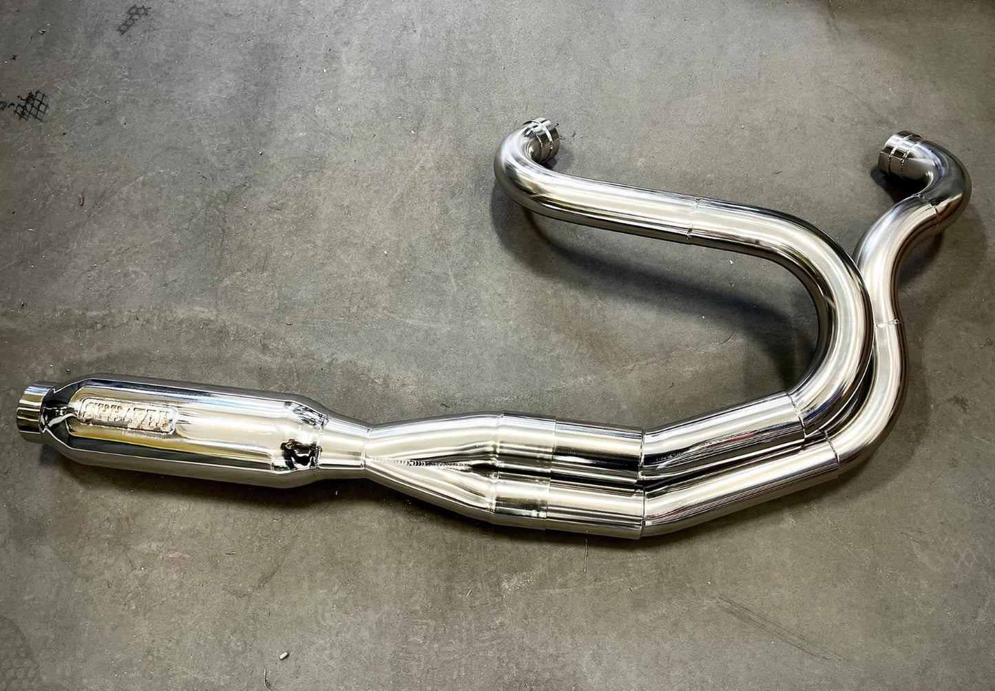 SPB FAB Dyna Wrap Around Exhaust