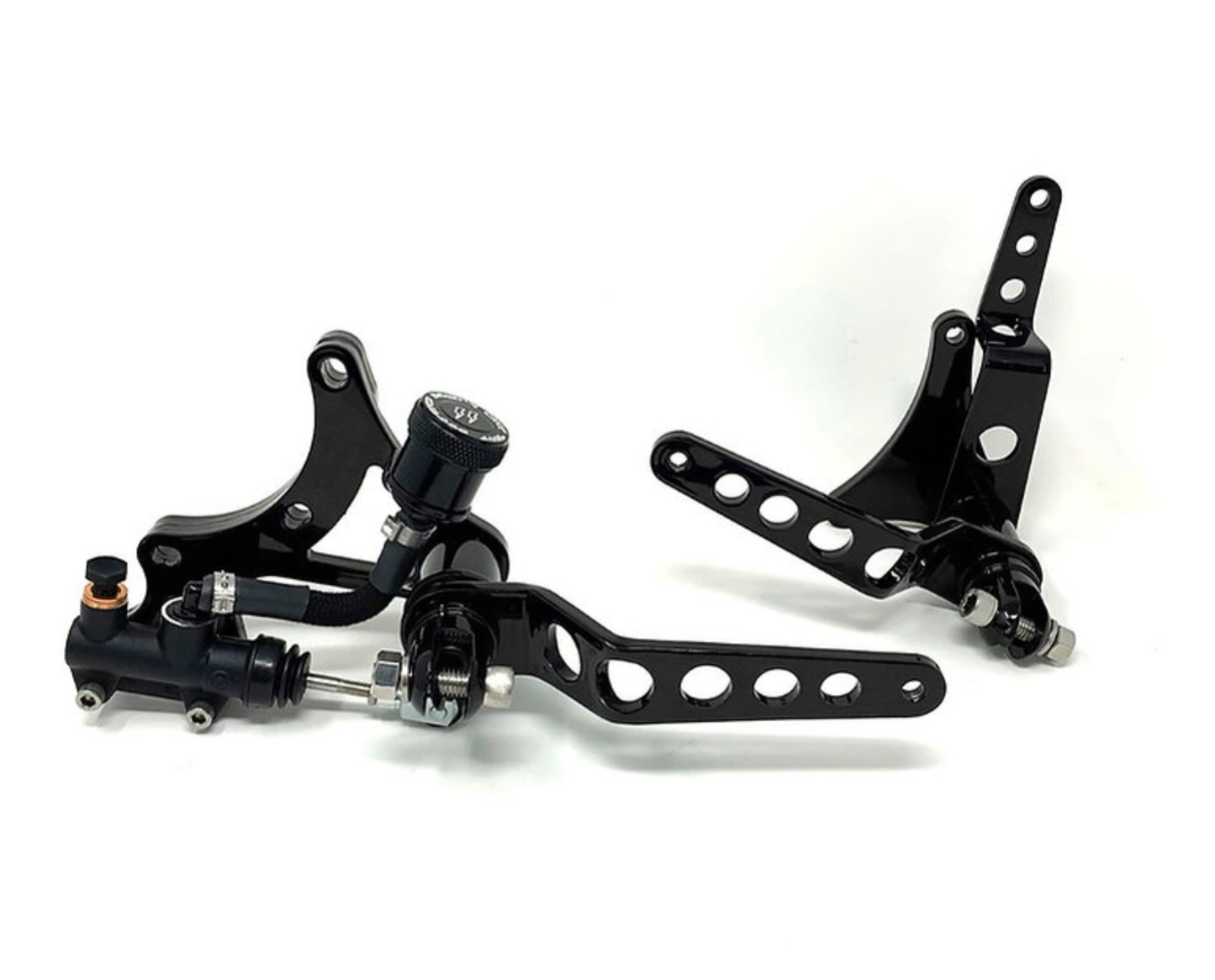 DMR Mid Controls for Harley 5/6 Speed EVO Trans with Open Belt Drive