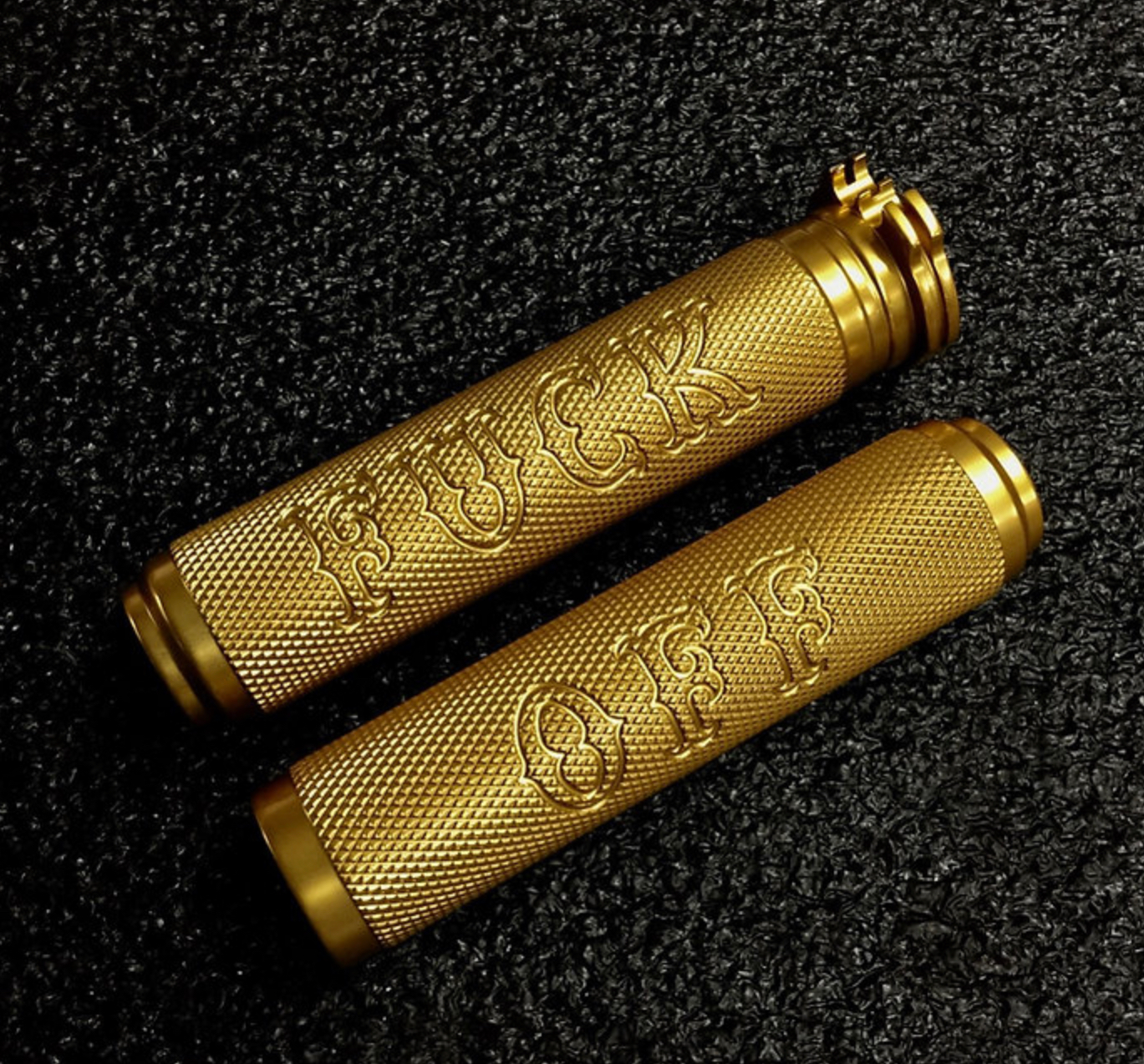 DMR Knurled Grips with Design