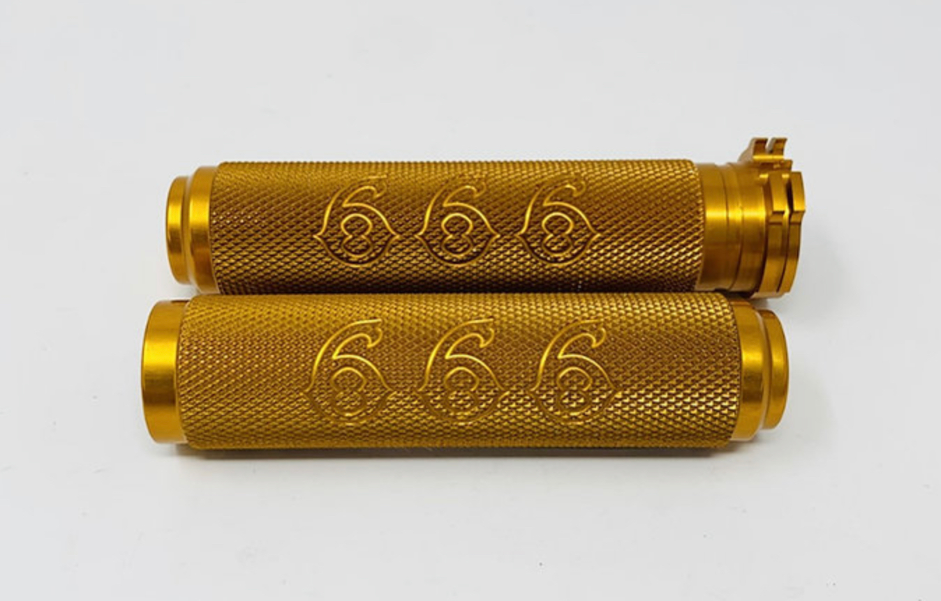 DMR Knurled Grips with Design