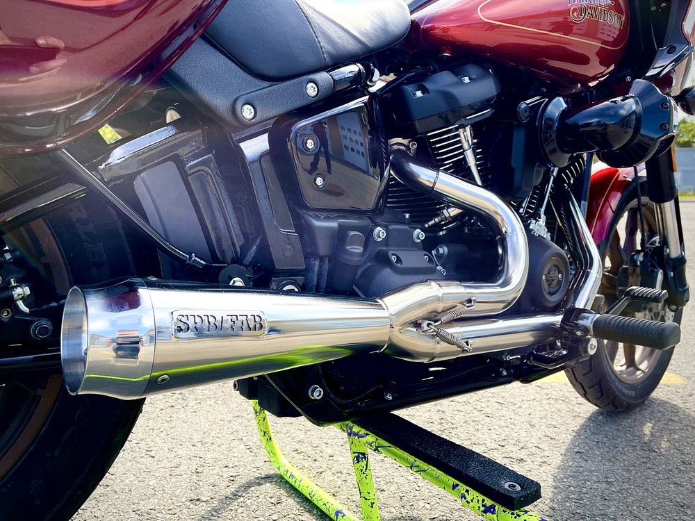 SPB FAB HIGH OUTPUT SOFTAIL M8 Exhaust